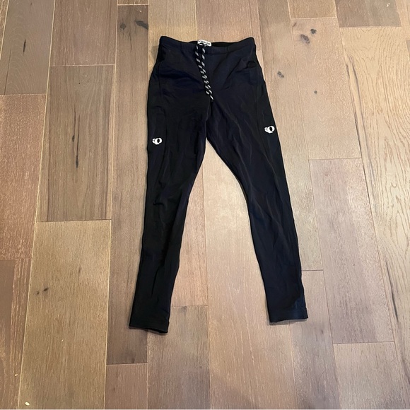 Pearl Izumi Black Riding Cycling Leggings medium woman EUC retail $100 - Picture 1 of 7